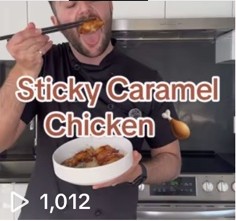 Sticky Caramel Chicken cover image